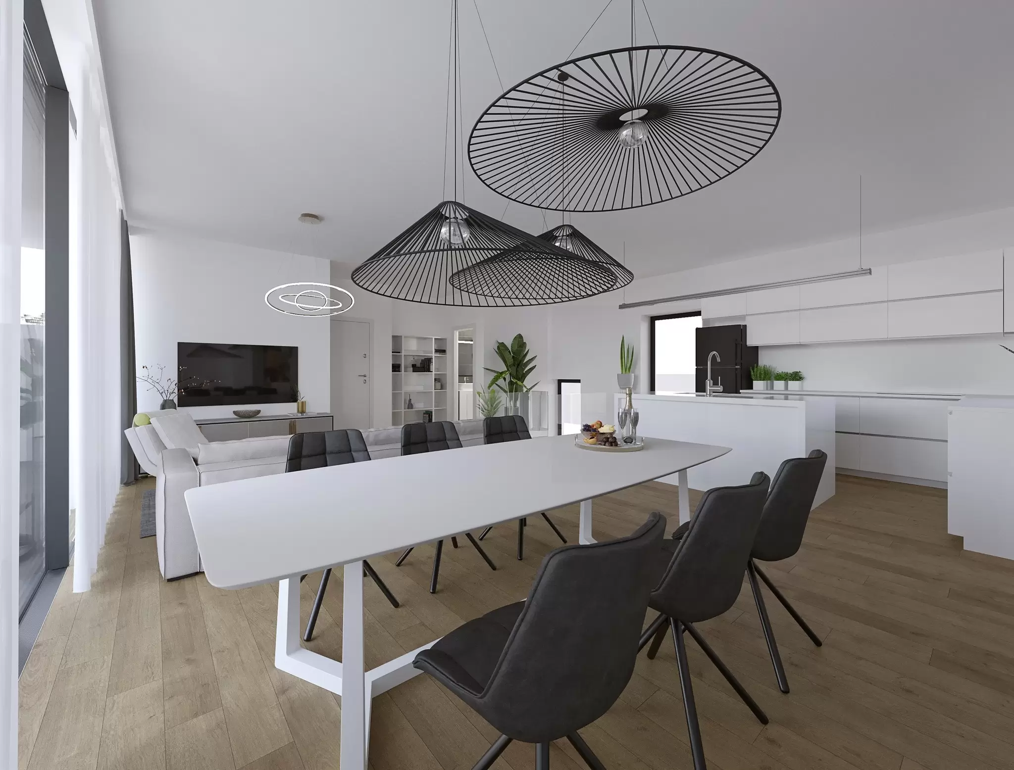 3D render interijera stana – Axis Project