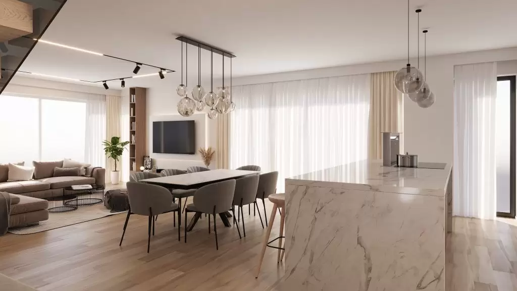 3D render interijera stana – Axis Project