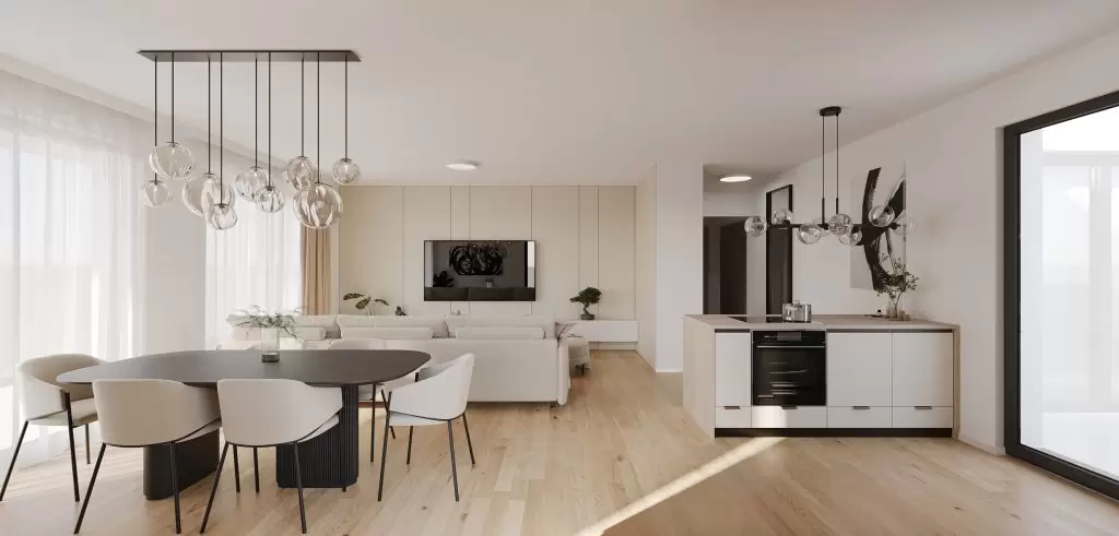 3D render interijera kuće – Axis Project