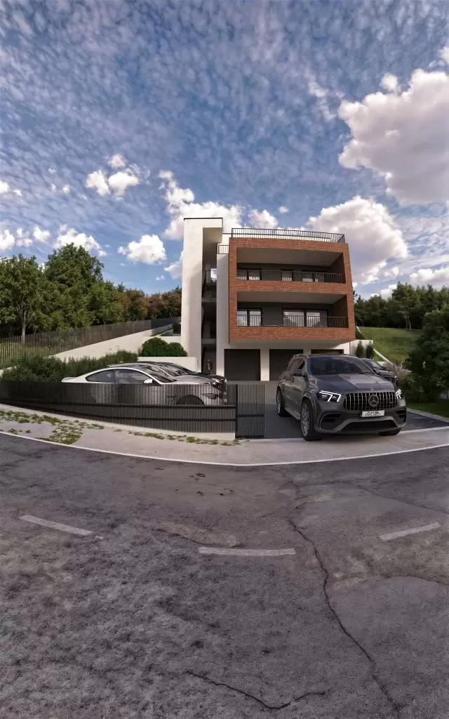 3D vizualizacija moderne zgrade u Zagrebu - Axis Project